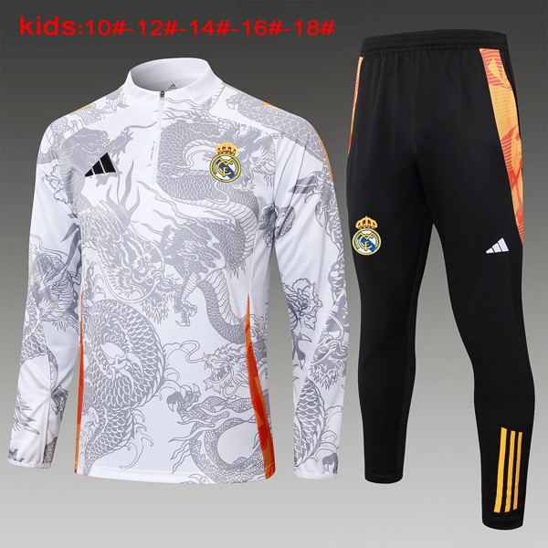 Kinder Sweatshirts Real Madrid 2024-2025 Grau 3